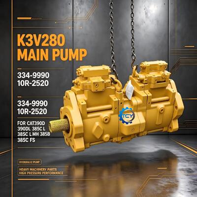 334-9990 10R-2520 BOMBA PRINCIPAL K3V280 para CAT390D 390DL 385C L MH 385B 385C FS BOMBA HIDRÁULICA NOVA DE FÁBRICA